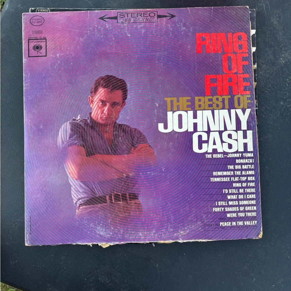 Ring of Fire: The Best of Johnny Cash Vinyl Record